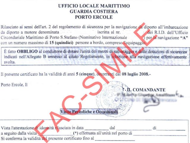 Rinnovo del certificato di sicurezza imbarcazioni: come farlo e quando